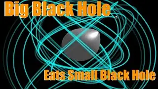 Big black hole eats little black hole (with tidal distortion)