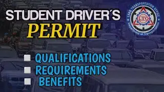 LTO STUDENT DRIVER'S LICENSE PERMIT REQUIREMENTS AND QUALIFICATIONS | STUDENT PERMIT REQUIREMENTS