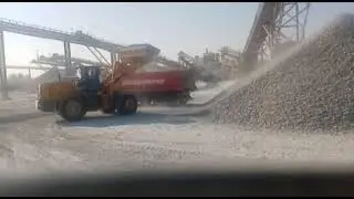 Погрузка щебня фр. 40/70 ГОСТ 8267-93 на карьере
