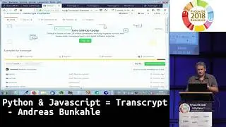 PyCon.DE 2018: Python & Javascript = Transcrypt - Andreas Bunkahle