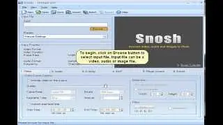 Convert video, audio, or image to Flash SWF / FLV