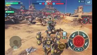 The first battle after the update 8.8 War Robots