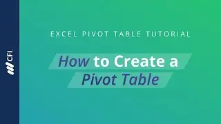 Excel Pivot Table Tutorial: How to Create a Pivot Table