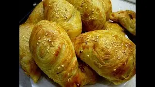 Домашняя Самса по узбекски с Мясом из слоёного теста. Как приготовить Самса в духовке