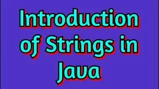 How to Concatenate or Mix two Strings in java| Java Strings Introduction