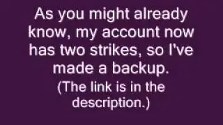 Backup Account! (Please Read~)