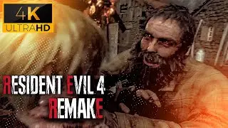 𝗥𝗲𝘀𝗶𝗱𝗲𝗻𝘁 𝗘𝘃𝗶𝗹 𝟰 𝗥𝗘𝗠𝗔𝗞𝗘: New 𝟱 𝗠𝗶𝗻𝘂𝘁𝗲𝘀 Exclusive Gameplay ⁴ᴷ