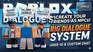🚀 Roblox Rig Dialogue System: Custom UserID & Friend Chat Script! 💬✨