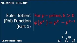 Euler Totient/Phi Function-Part 1