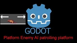 GODOT(v3.5) Simple AI that patrols a platform checking for ledges and walls