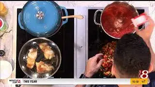 Firefighter Tim makes Red Seafood Chowder and Cast Iron Jalapeno Cornbread just in time for Lent