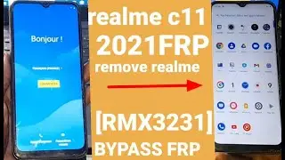 realme C11 2021 (RMX3231) frp remove by unlock tool 2023
