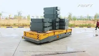 Motor Drive Transfer Trolley Foundry Plant Cart Factory Electric Transfer Car 30T