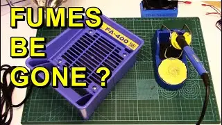 Solder Fume Extractor - FA-400 Review With DIY Extractor Comparison