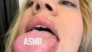 ASMR FAST lens licking + ring sounds + hand movements | NO TALK
