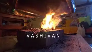 Новогодняя баня в деревне.