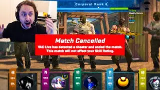 Team of Cheaters BANNED Mid Match in CS2