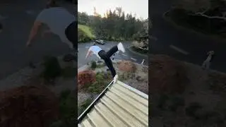 Diving off the top!