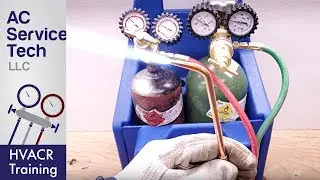 Oxy Acetylene Brazing- Setup, Leak Test, Reg Adjust, Startup, Shutdown