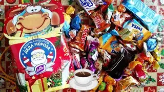 ОБЗОР НА СЛАДКИЙ НОВОГОДНИЙ ПОДАРОК ОТ ФАБРИКИ КОНТИ ИЗ МАГАЗИНА МАГНИТ 2021.