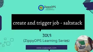 create and trigger job  saltstack | #devops #saltstack #triggerJob