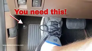 How to add a hidden foot button switch to your air horns