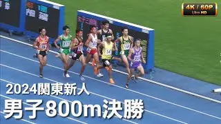 男子800m決勝 関東高校新人2024
