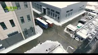 Do you want to see snow? SNOW DAY IN JULITE FACTORY