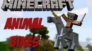 Minecraft Mod Spotlight: Animal Bikes!