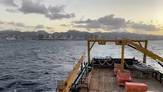Departing Oahu for Johnston Atoll Aboard M/V Imua