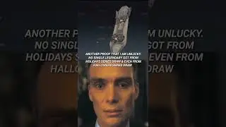 ANOTHER PROOF THAT I AM UNLUCKY 