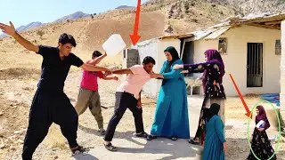 Helping a poor nomadic family: love and empathy: Rostam and Sahar