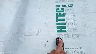 Подготовка бугров, натяжка плёнки на бугры.