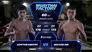 Muaythai Factory Кемерово 30.10.21 Ковтун Дмитрий - Бегян Айк