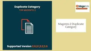MageAnts Magento 2 Duplicate Category