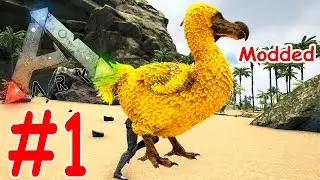 ARK Survival Evolved - GOLDEN DODO TAMING! Modded #1 (ARK Gameplay)