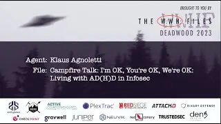 I’m OK, You’re OK, We’re OK: Living with AD(H)D in Infosec | Klaus Agnoletti | WWHF 2023