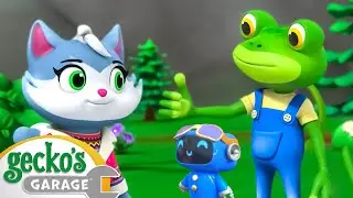 Kat to the Rescue!｜Gecko's Garage｜Funny Cartoon For Kids｜Learning Videos For Toddlers