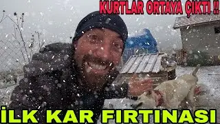 İLK KAR FIRTINASI !! KURTLAR MEKANA İNDİ(FOTOKAPAN)~ÜZEN EHLİYET SINAVI