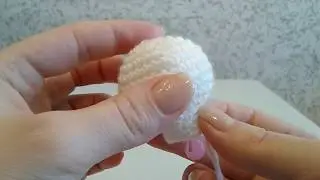 Снеговик крючком. Снеговик 