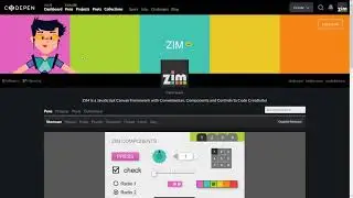ZIM Explore! 14. CodePen - 