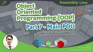7. PLC Object Oriented Programming OOP of Assembly Line by Codesys simulated in factory IO #tutorial