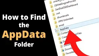How to Find the AppData Folder in Windows