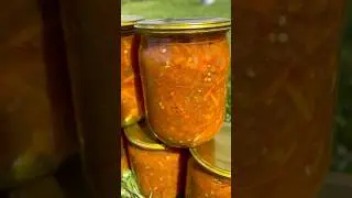 Икра из баклажан! 🍆 #икра #салатназиму #баклажаны
