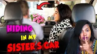 I Hid In My SISTERS Car 🚗 For 24 Hours And She Had No Idea 😭 *ye kya dekh lia*