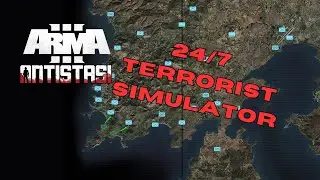 A 24/7 Guerrilla War is Raging - Arma 3 Antistasi - Altis - Highlights of Stream 1 