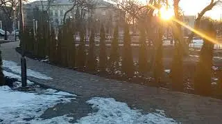 15.02.2022г. г.Северодонецк. Сквер Гоького.