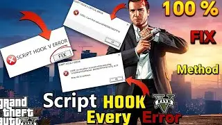 How to Fix Every Script Hook V Error in GTA 5  100% Working Method