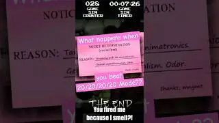 What It's Like to Beat 4/20 Mode in FNaF