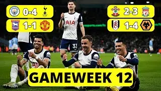 Spurs shock City and Pep, Liverpool continue to win and Steve Cooper gone - Gameweek 12